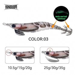 Калмариера Kingdom Squid Jig Plastic 15 gr col. 03