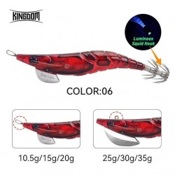 Калмариера Kingdom Squid Jig Plastic 15 gr col. 06