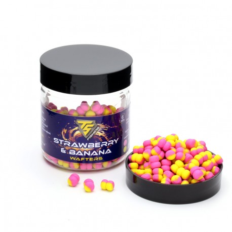 TS FIshing  WAFTERS 6 mm, STRAWBERRY and BANANA