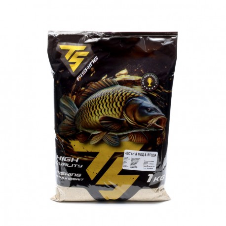 TS Fishing FEEDER GROUNDBAIT, HONEY and STRAWBERRY GARLIC