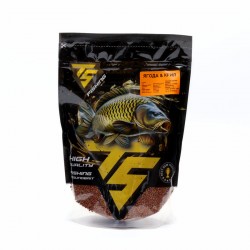 TS Fishing METHOD PELLETS, STRAWBERRY and KRILL 2 mm.