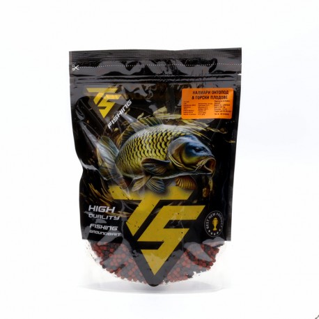 TS Fishing METHOD PELLETS,  Squid, Octopus & Berries 4 mm.