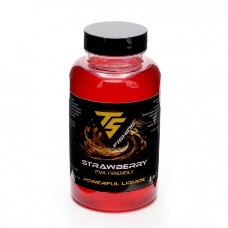 TS fishing Powerful Liquide, STRAWBERRY 250ml