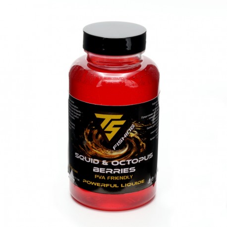 TS Fishing Powerful Liquide, Squid & Octopus, Berries 250ml
