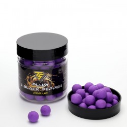 Плуващи Топчета TS fishing POP UP 10mm, PLUM and BLACK PEPPER