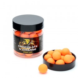 Плуващи Топчета TS fishing POP UP 14mm, CHOKOLATE and ORANGE