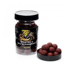 TS fishing Hookbaits 16 mm., Spice Mix & Wild Strawberry