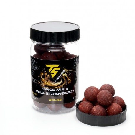TS fishing Hookbaits20 mm., Spice Mix & Wild Strawberry