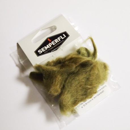 Semperfli-Kapok-Dubbing-Olive