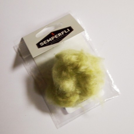 Semperfli-Kapok-Dubbing-Pale-Olive